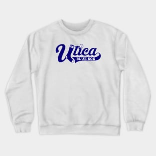 Defunct Utica Blue Sox Baseball 1944 Crewneck Sweatshirt